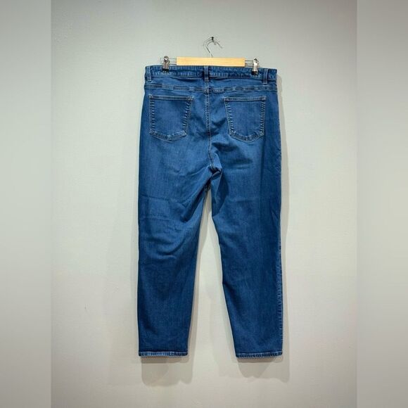 Talbots Curvy Fit Ankle Jeans Size 16 EUC - Picture 2 of 5